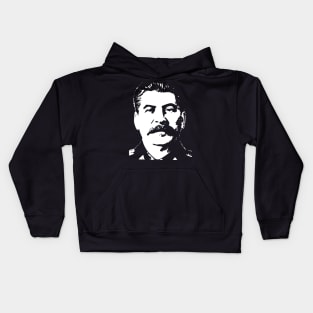 Josef Stalin Minimalistic Pop Art Kids Hoodie